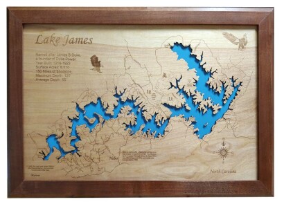 Lake James, North Carolina Map