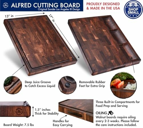 Sonder Los Angeles Walnut Cutting Board