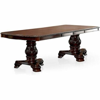 Benjara Traditional Wooden Dining Table