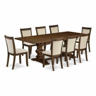 East West Furniture LAMZ9-N8-32 Dining Table Set